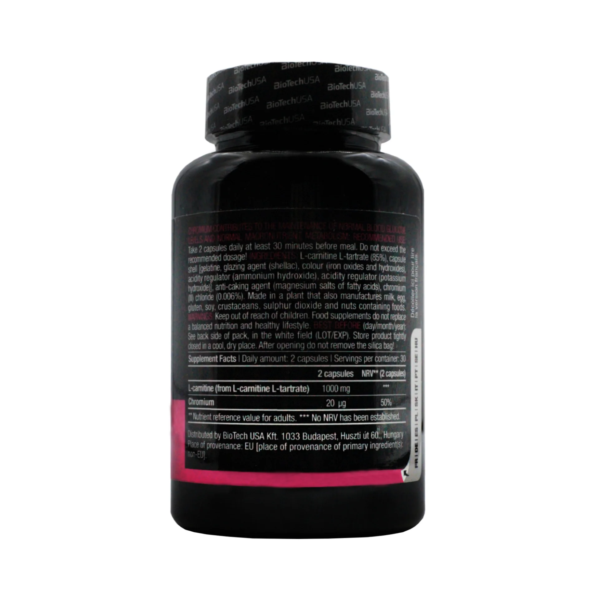 biotechusa l-carnitine 1000 mg Carnitine Liquid ( L-) - Biotech USA -