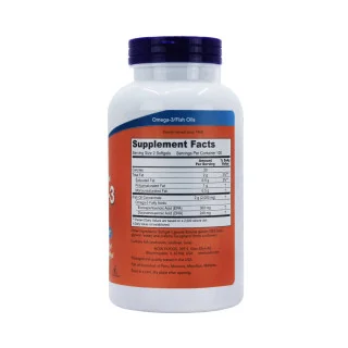 Омега 3 Now Foods 1000 мг, EPA 180мг, DHA 120 мг 200 капсул #1