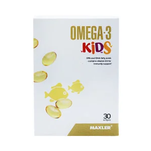 Омега 3 Maxler Kids 260 мг, EPA 156 мг, DHA 104 мг 30 капсул