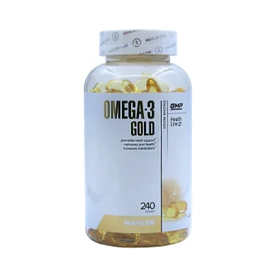Омега 3 Maxler Gold 330 мг, EPA 180 мг, DHA 120 мг 240 капсул #1