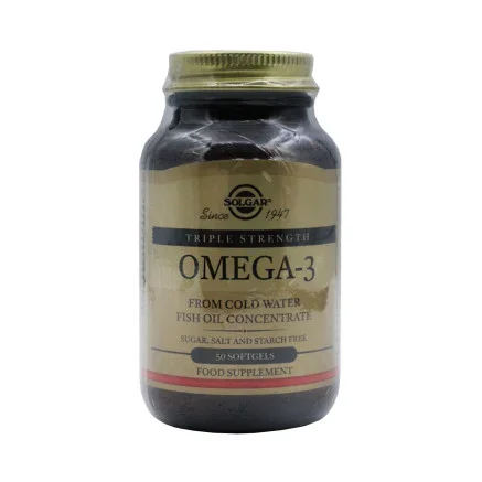 Омега 3 Solgar 950 мг, EPA 504 мг, DHA 378 мг 50 капсул