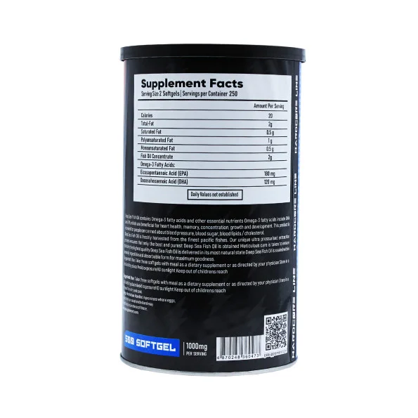 Омега 3 Gss Lab Hardline 2000 мг, EPA 360 мг, DHA 240 мг 500 капсул #2