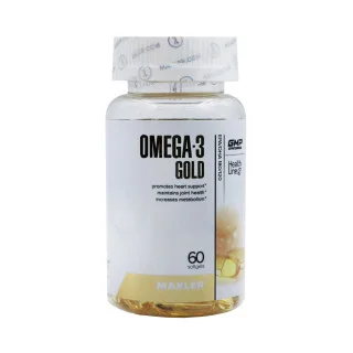 Омега 3 Maxler Gold 330 мг, EPA 180 мг, DHA 120 мг 60 капсул #1