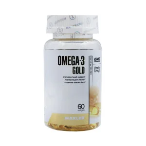 Омега 3 Maxler Gold 330 мг, EPA 180 мг, DHA 120 мг 60 капсул