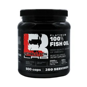 Омега 3 Revolution Lab 1000 мг, EPA 180 мг, DHA 120 мг 500 штук