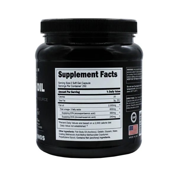 Омега 3 Revolution Lab 1000 мг, EPA 180 мг, DHA 120 мг 500 штук #2