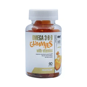 Омега 3-6-9 с витаминами Kids Maxler 60 капсул