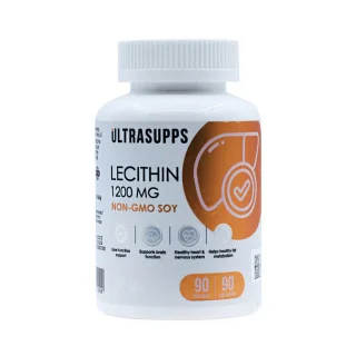 Лецитин Ultrasupps Ultra energy 1200 мг 90 капсул #1