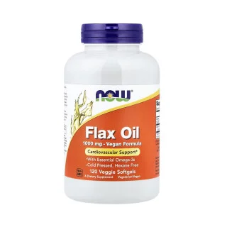 Льняное масло Now Foods 1000 мг 120 капсул #1