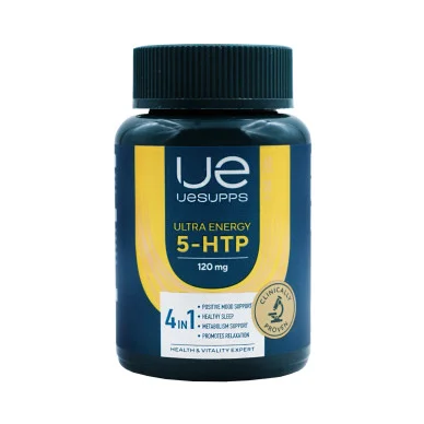 5-HTP+Магний цитрат UE uesupps 120 мг 60 капсул #1