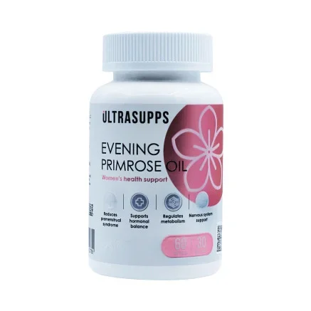 Витаминный комплекс Ultrasupps масло вечерней Примулы 60 капсул