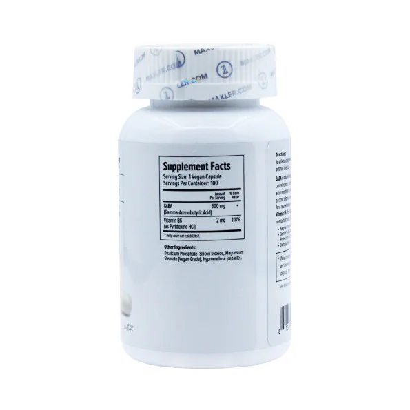 Гамма-аминомасляная кислота Maxler GABA 500 мг 100 капсул #2