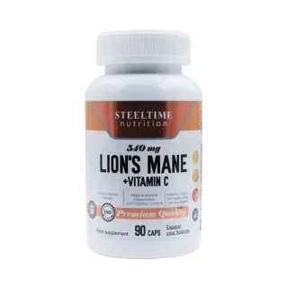Ежовик гребенчатый Steeltime Nutrition + Vitamin C 540 мг 90 капсул #1