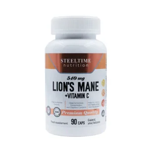 Ежовик гребенчатый Steeltime Nutrition + Vitamin C 540 мг 90 капсул