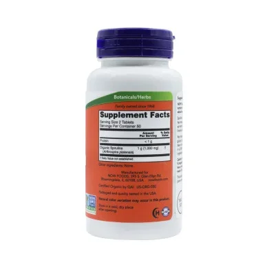 Спирулина Now Foods органическая 500 мг 100 таблеток #2