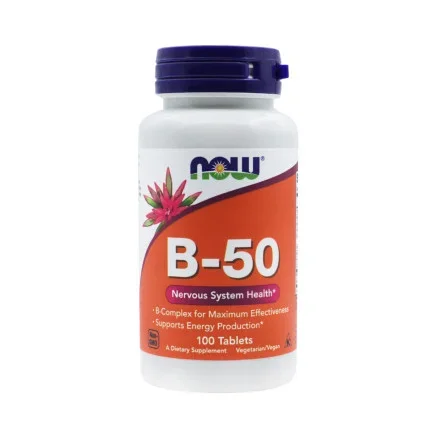 Витамины группы Б Now Foods B-50 100 таблеток