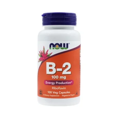 Витамин B2 Now Foods 100 мг 100 капсул #1
