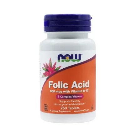 Фолиевая кислота Now Foods 800 мкг 250 таблеток