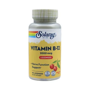 Витамин B12 Solaray 2000 мкг 90 капсул
