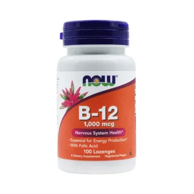 Витамин B12 Now Foods 1000 мкг 100 пастилок #1