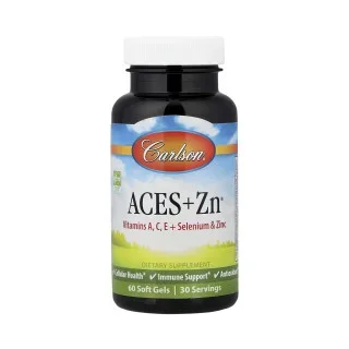 Витамины A C E + цинк Carlson ACES + Zn 60 капсул #1