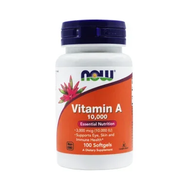 Витамин А Now Foods 3000 мкг 100 капсул #1