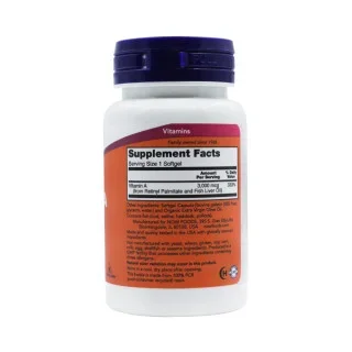 Витамин А Now Foods 3000 мкг 100 капсул #1