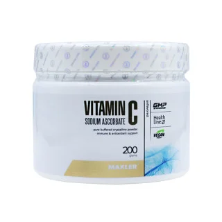Витамин С аскорбат натрия Maxler 200 порций 200 г #1