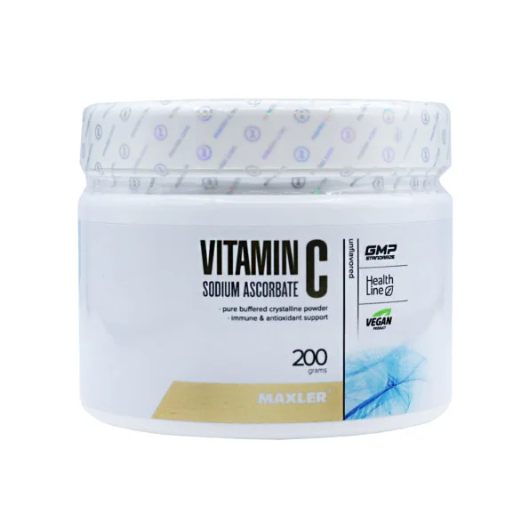 Витамин С аскорбат натрия Maxler 200 порций 200 г #1