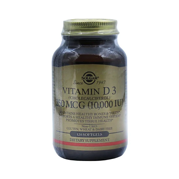 Витамин Д3 Solgar 10 000 ед 120 каспул #1
