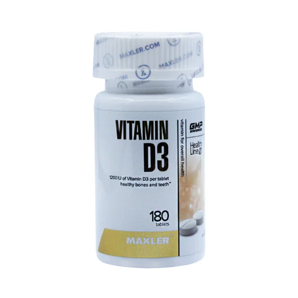 Витамин Д3 Maxler 1200 ед 180 таблеток #1