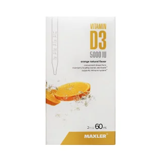 Витамин Д3 Maxler 5000 ед 120 порций 60 мл #1