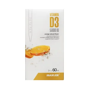 Витамин Д3 Maxler 5000 ед 120 порций 60 мл