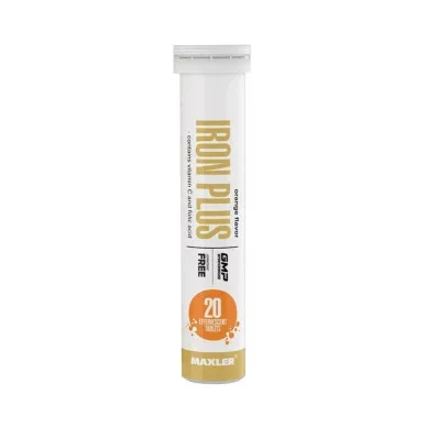 Витаминно-минеральный комплекс Maxler Iron Plus Effervescent 20 шипучих таблеток #1