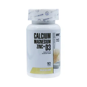 Кальций Магний Цинк+ D3 Maxler 90 таблеток