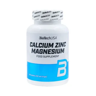 Кальций, Цинк и Магний BioTech USA 500 мг 100 таблеток #1