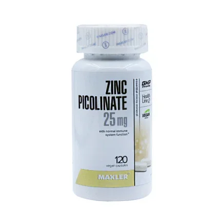 Цинк пиколинат Maxler Zinc 25 мг 120 капсул