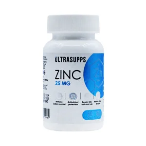 Цинк цитрат Ultrasupps 25 мг 60 капсул