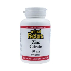 Цинк цитрат Natural Factors 50 мг 90 таблеток