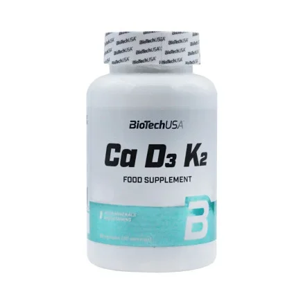 Кальций D3 и K2 BioTech USA 500 мг 90 капсул