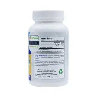 Калий глюконат Best Naturals 595 мг 120 капсул #1