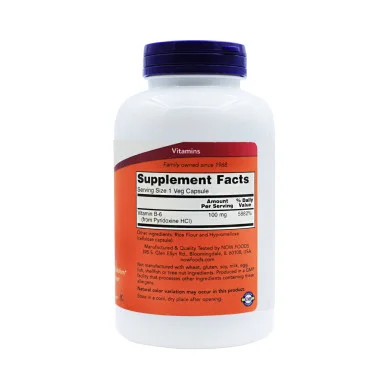 Витамин B6 Now Foods 100 мг 250 капсул #2