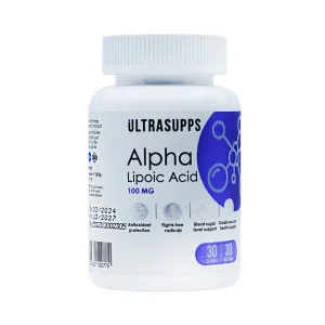 Альфа-липоевая кислота Ultrasupps 100 мг 30 капсул