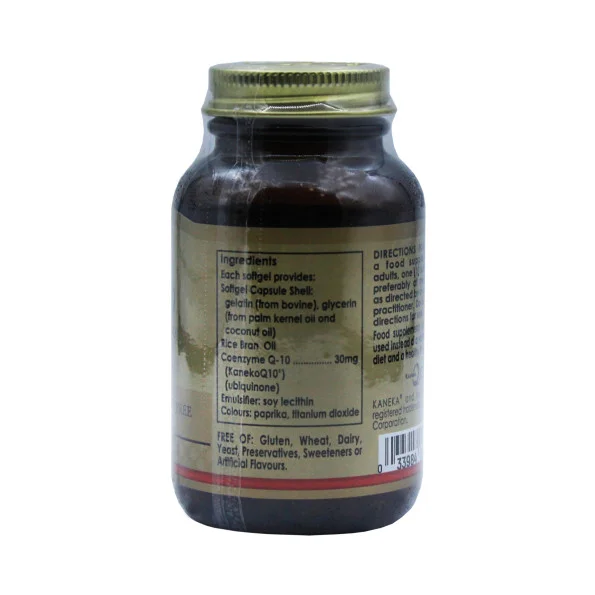 Коэнзим Solgar CoQ-10 30 мг 30 софтгелей #2